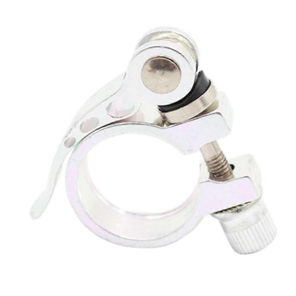 Cycling Seat Clamps Mountain Bike Seat Tube Clamp Aluminum Ultralight Quick Release Buckle SV