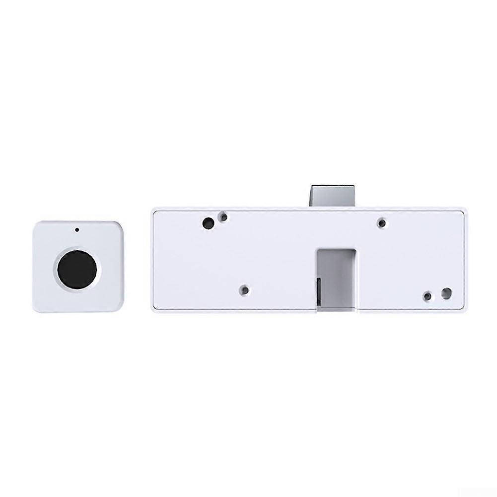 Electronic Fingerprint Lock for Drawers, Cabinets and Wardrobes with USB Charging Port, AI Smart Chip, MultiUser