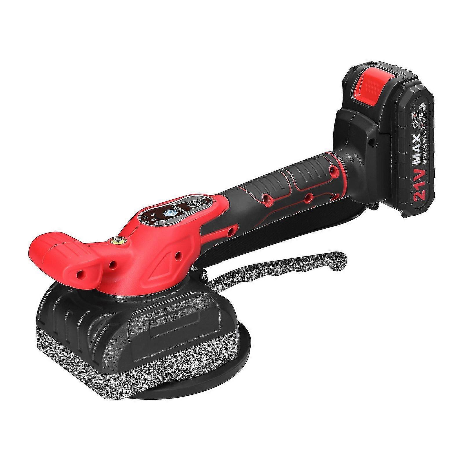 21v Tile Tiling Machine High Loading Capacity Wall Floor Tiles Laying Vibrating Tool Home Decoration Utility Tools With Enlarged Suction Cup