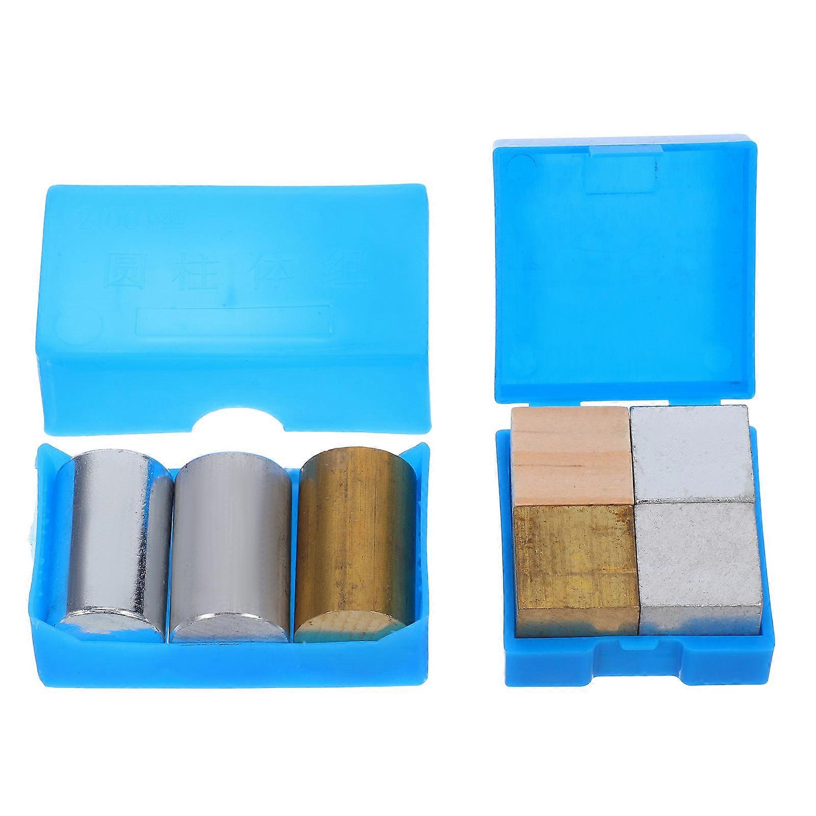 Density Cubes 7Pcs Precision Metal Density Cube Set for Science Experiments