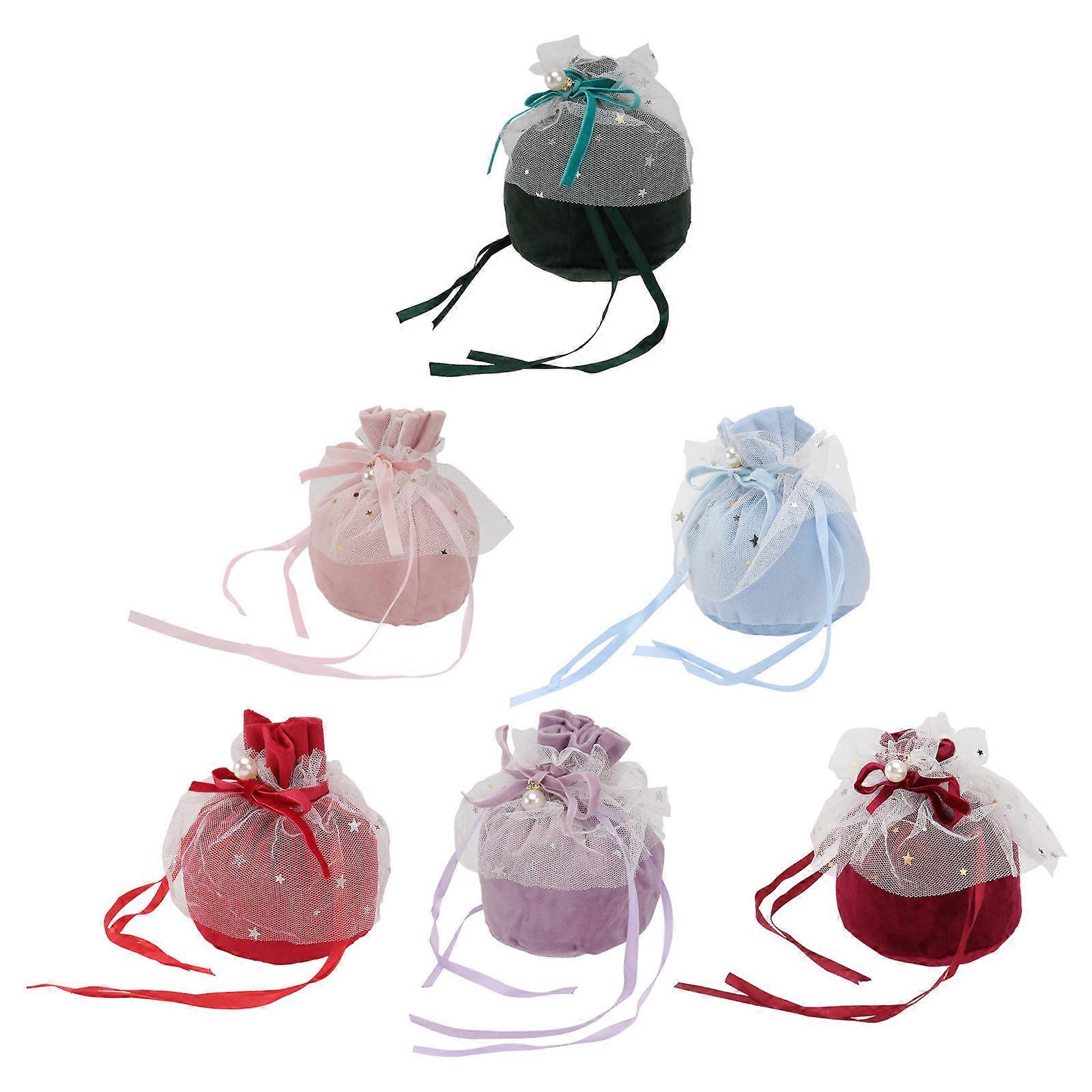 Candy Bag Creative Cloth Bag for Storage Use 24Pcs Tassel