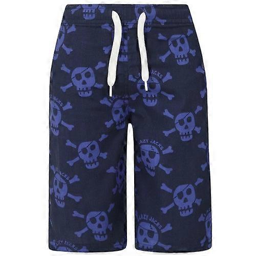 Lazy Jacks Boys Skull And Crossbones Board Shorts
