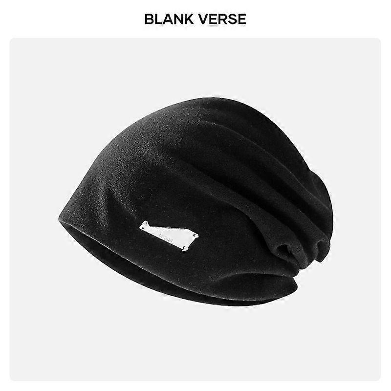 Lazy Style Black Pile Cap,Suitable for Both Men and Women Beanie,Hat Circumference 22-25 Inches,Suitable for Outdoor