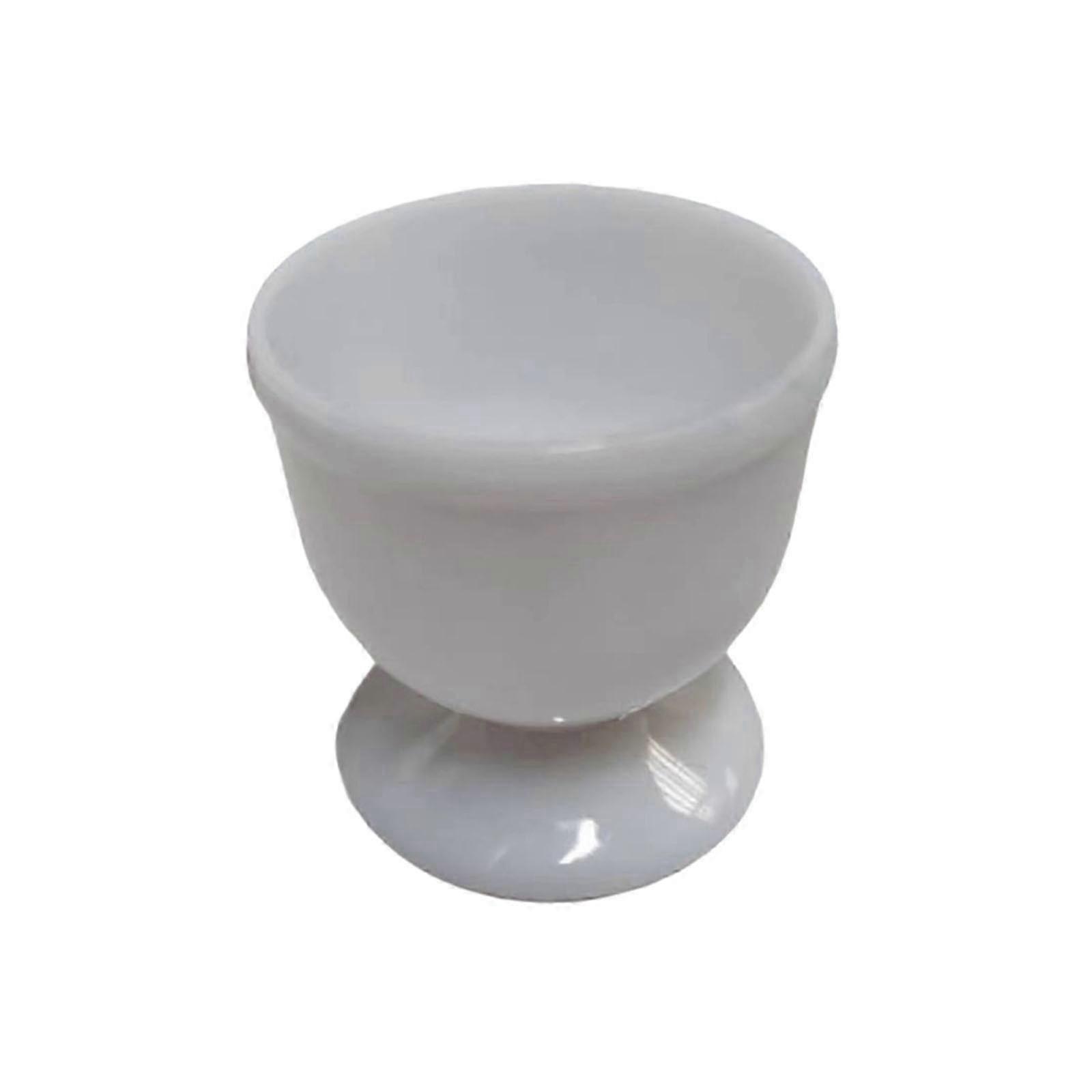 25-26 European Eggs Cup Breakfast Eggs Tray Eggs Rack Table Practical Eggs Cup Mini Goblet White