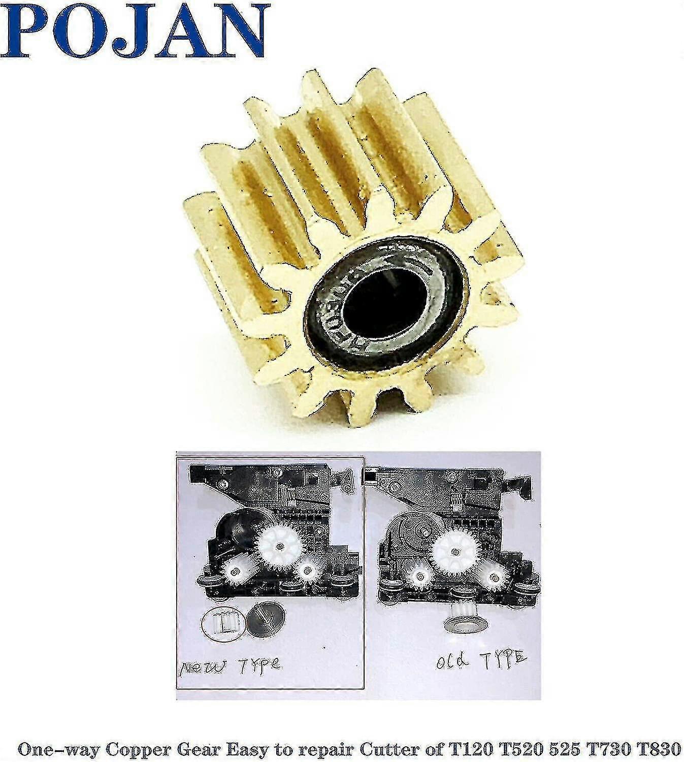 Designjet T120 T520 T520 T730 T830 Cq890-67091 Kesici Montajı için 1 adet Bakır Dişli