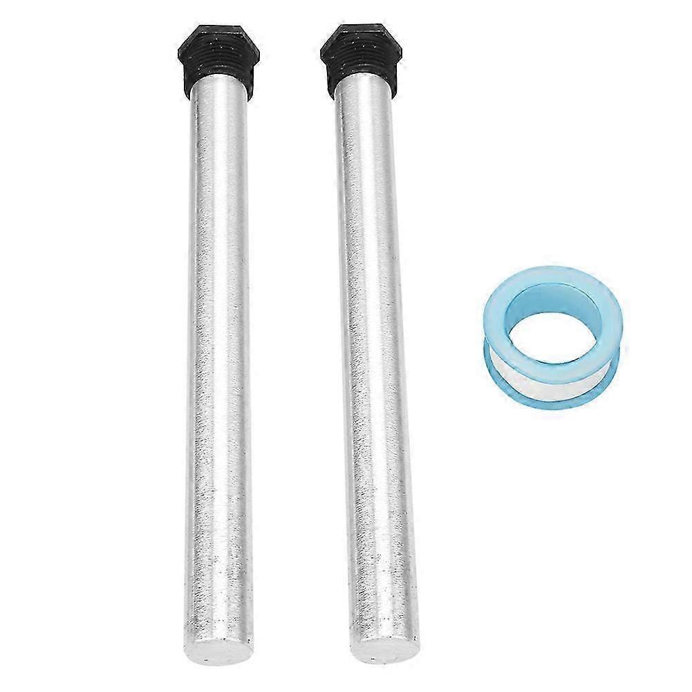 2pcs 21X235mm Magnesium Anode Rod for Water Heater NPT3/4 Thread