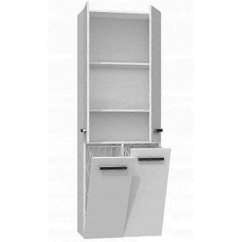 Armario de baño Topeshop Nel 2k Dd Biel blanco