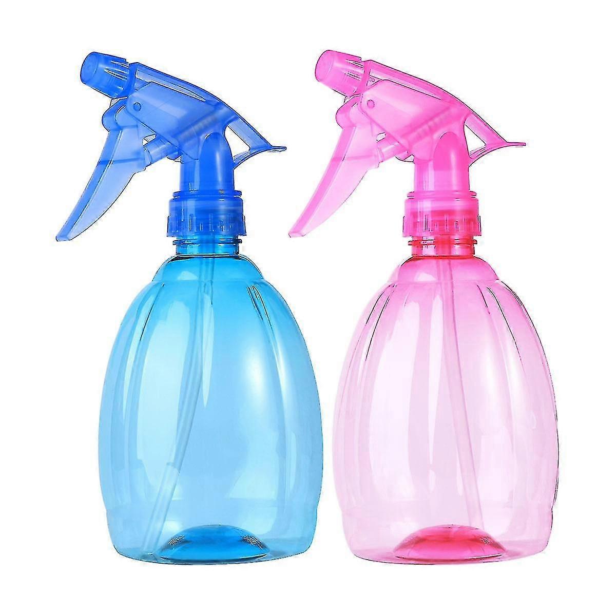 2pcs Spray Bottles Refillable Plastic Compact Empty Bottle For Watering