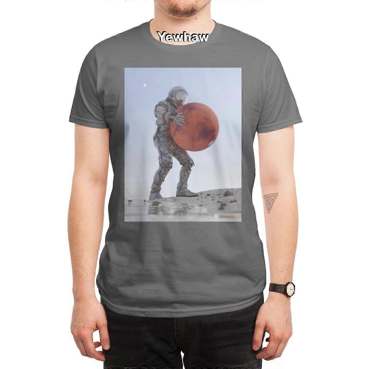 Red Catch T-Shirt Mars exploration space sci-fi planet