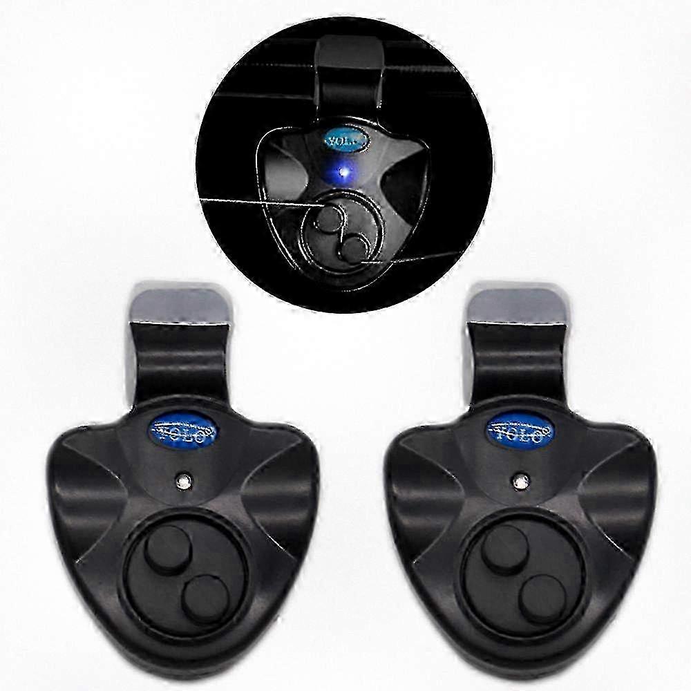 4-piece LED Light and Sound Fishing Bite Alert System for Anglers