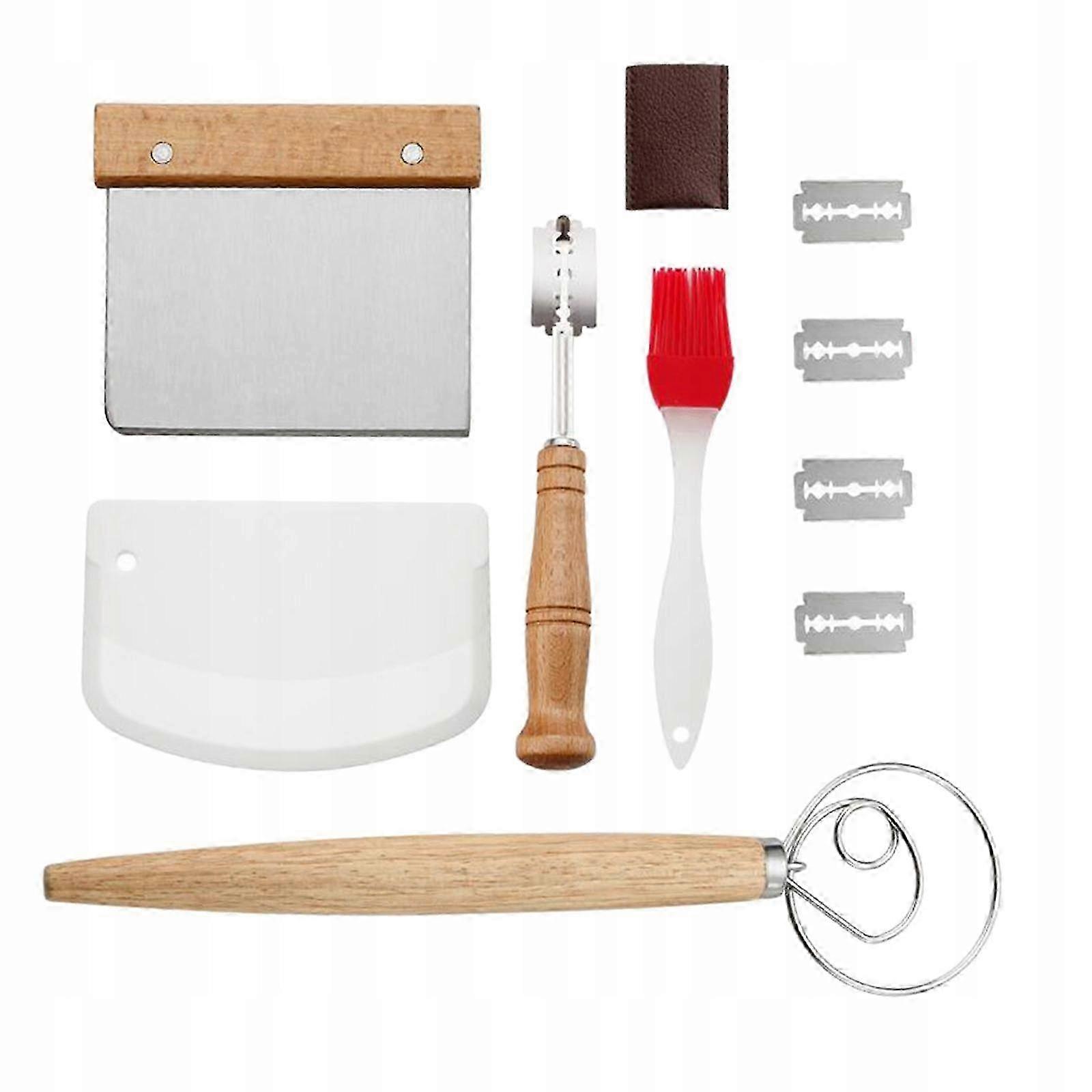 Bread Scraper Baking Set for Dough Kneading and Pastry Making