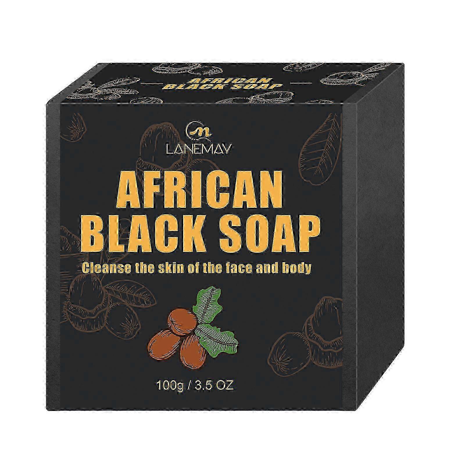 Black Soap For Deep Cleansing Hydration And Moisturizing