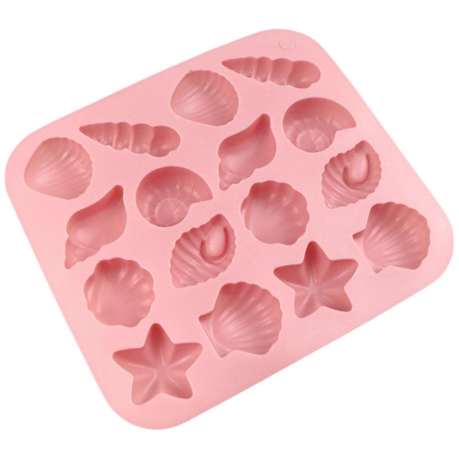Sea Star Shell Silicone Molds Nonstick for Chocolate Candy Soap, Cake Decorating Molds, Mousse Baking Tool Set