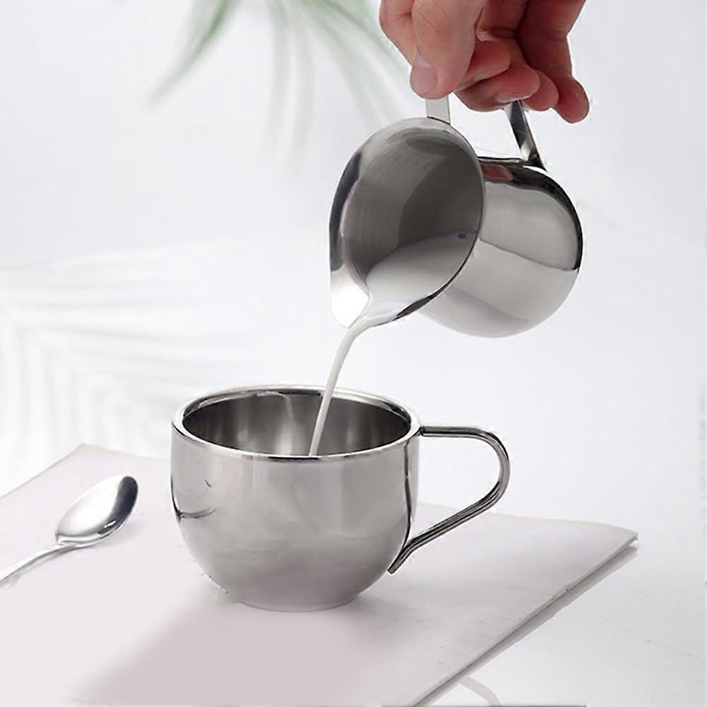 Milk Frothing Jug For Espresso Drinks 60 Ml Capacity Easy To Clean And Store