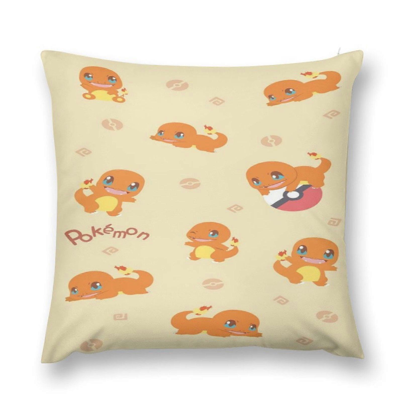Charmander Plush Pillow Case Throw Multisize Ultra-comfortable Pillowcase Cushion Anti-fouling Protective Cases