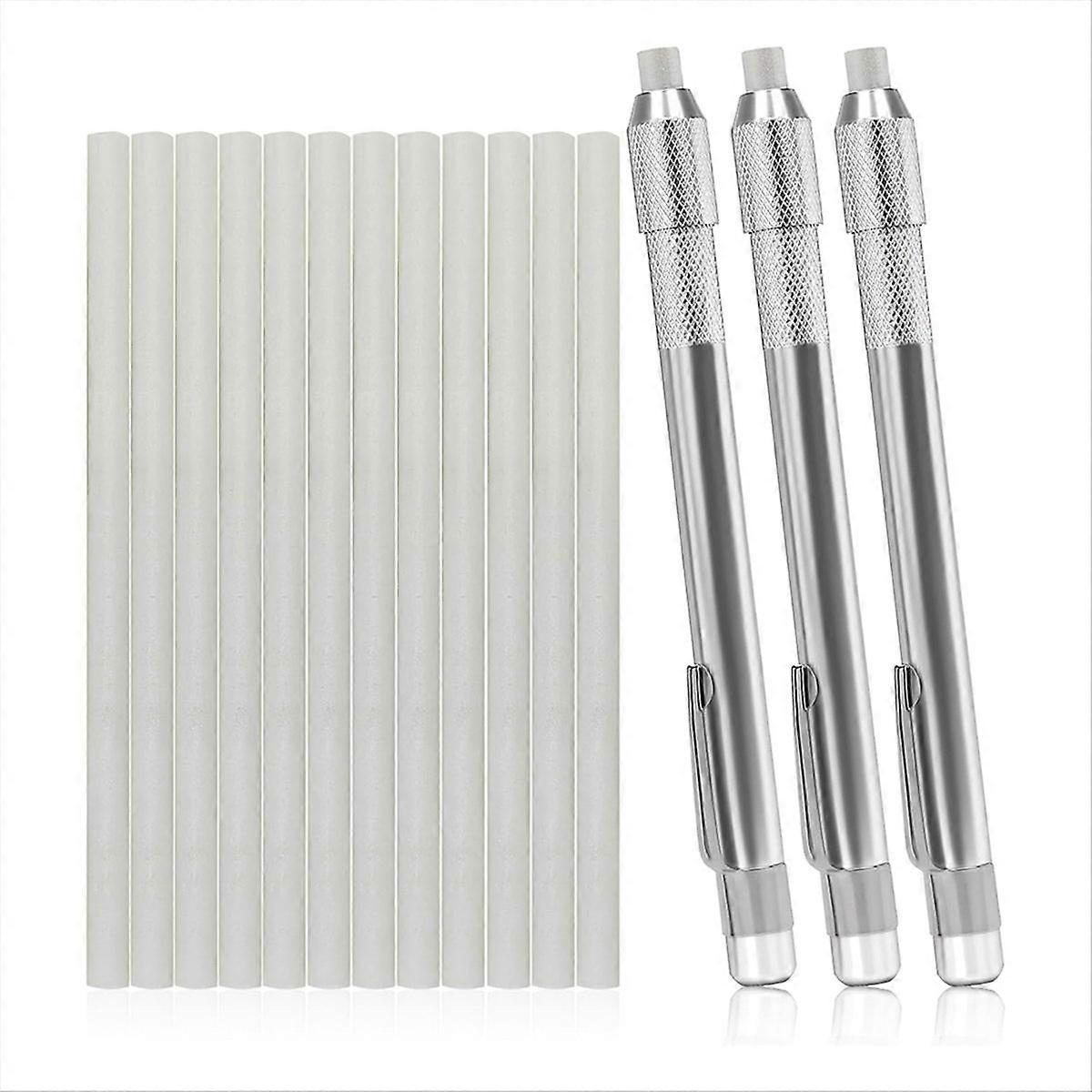 Round Soapstone Holder Set of 15, Markers White Clear, Removable Markers, Extra 12 Round Soapstones,