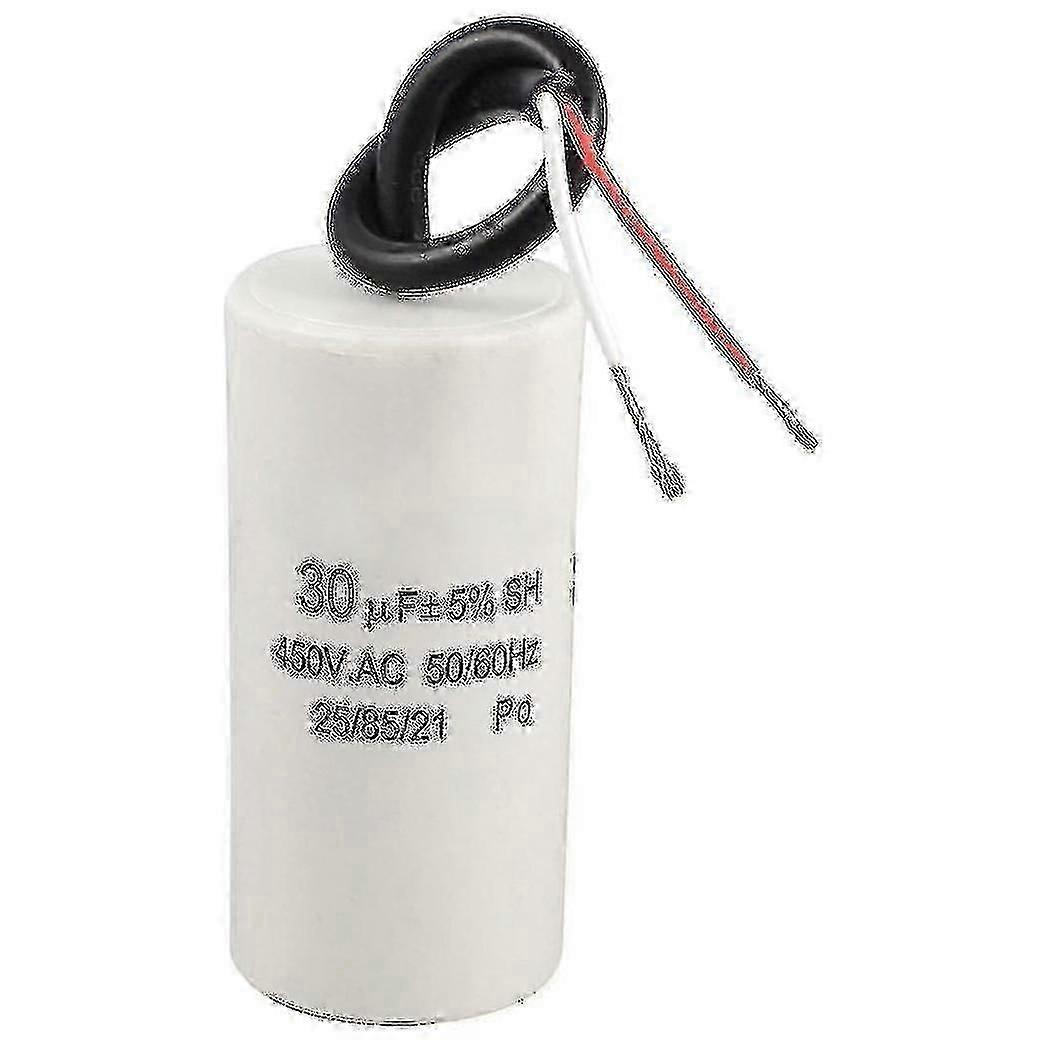 Capacitor de Partida do Motor CBB60 30uf 450VAC 50/60Hz 2-Com Fio