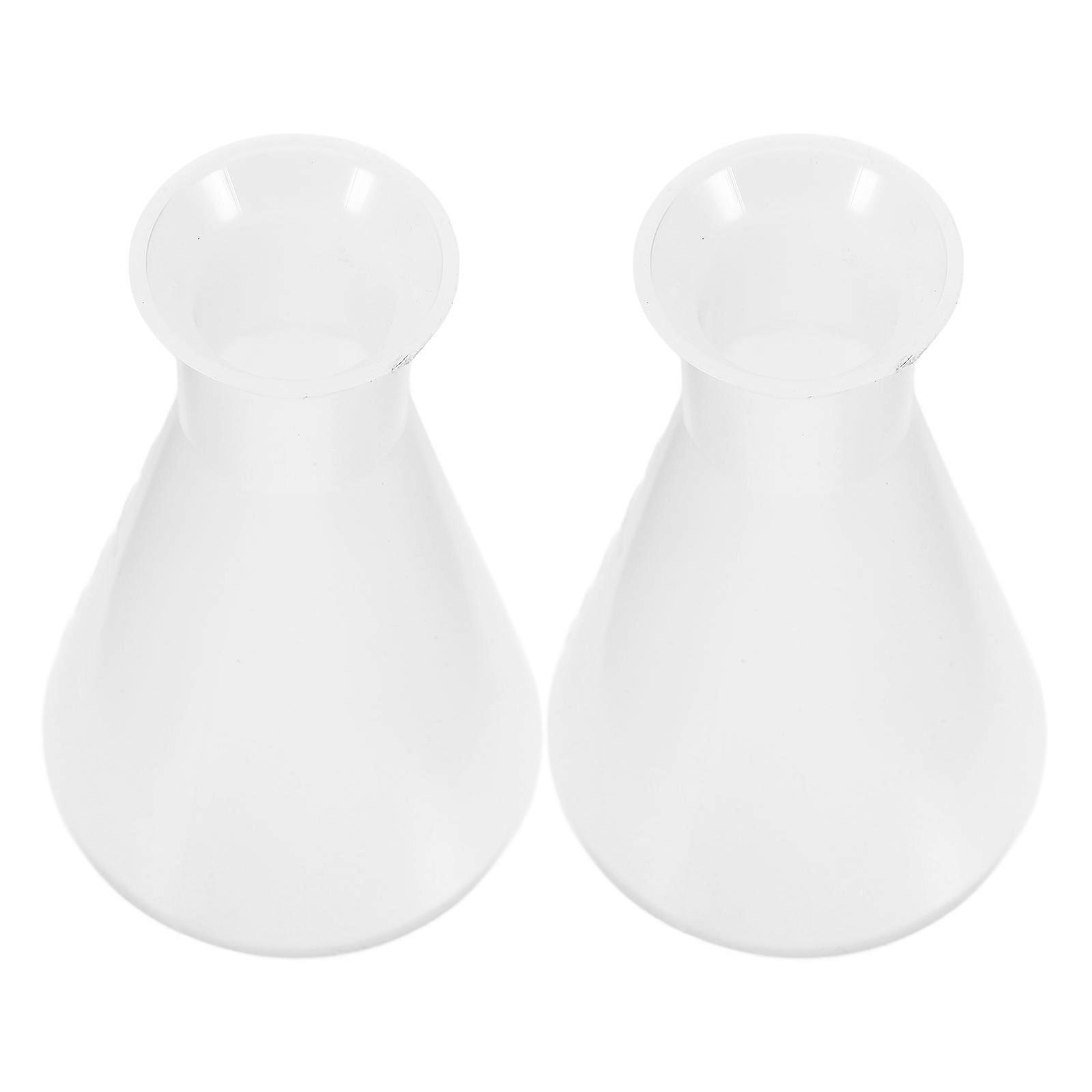 Plastic Erlenmeyer Flask for Chemistry Lab 2Pcs 250ml Wide Mouth Flask