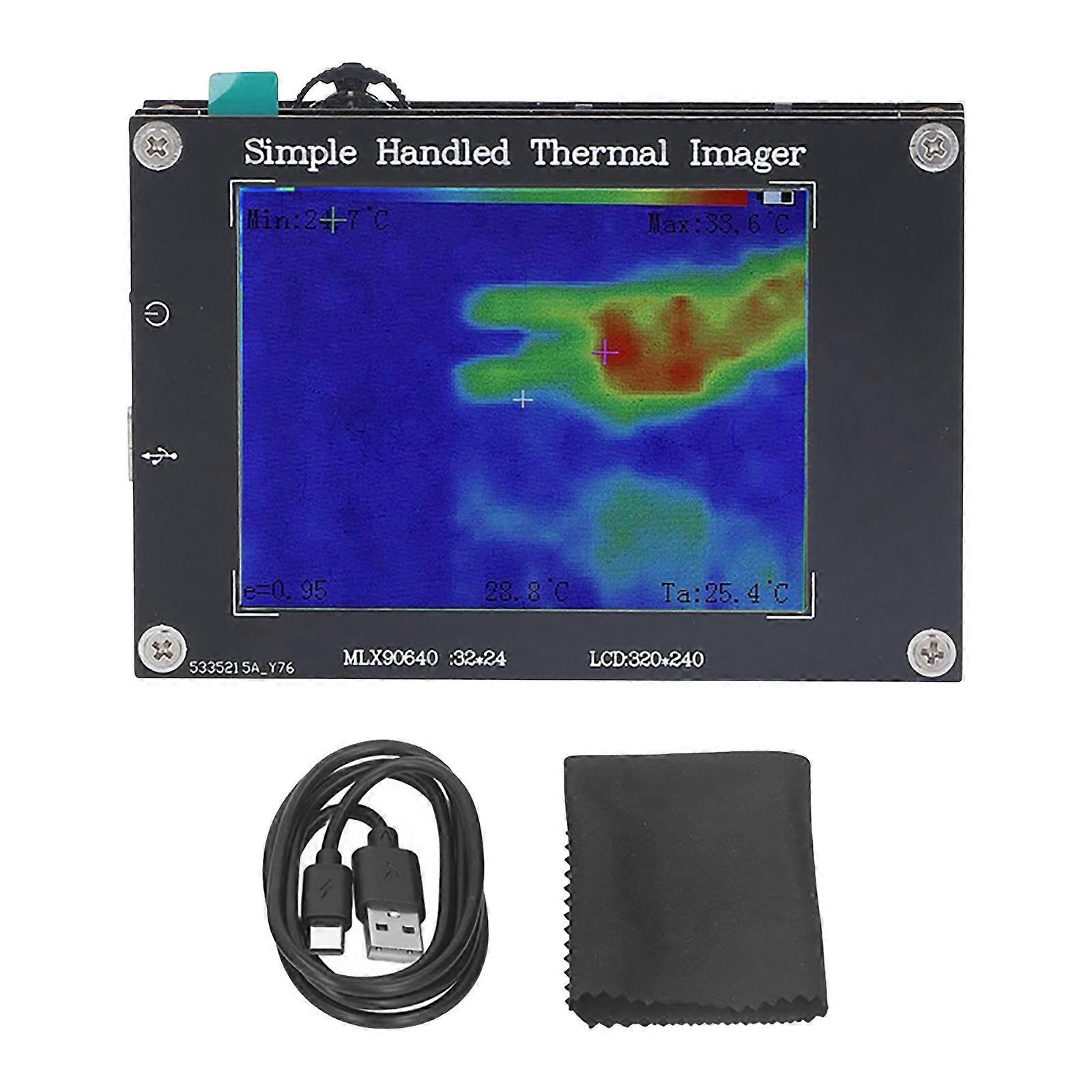 Resolution Handheld Thermal Detectors with 40℃ to 300℃ Ranges for Identifying Abnormal Heat Pattern In Machinery Multicolor