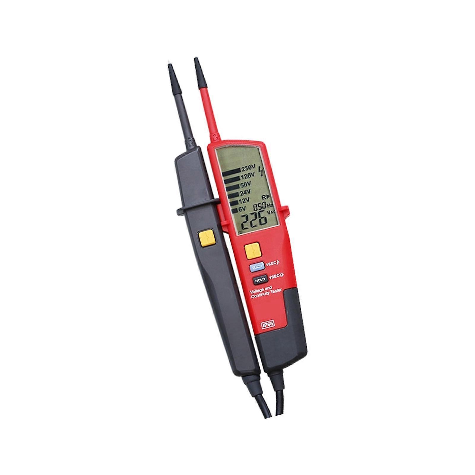 Electrician Voltage Detector With Measurement IP67 Waterproof Enclosures And Polarity Checking Functionality Multicolor