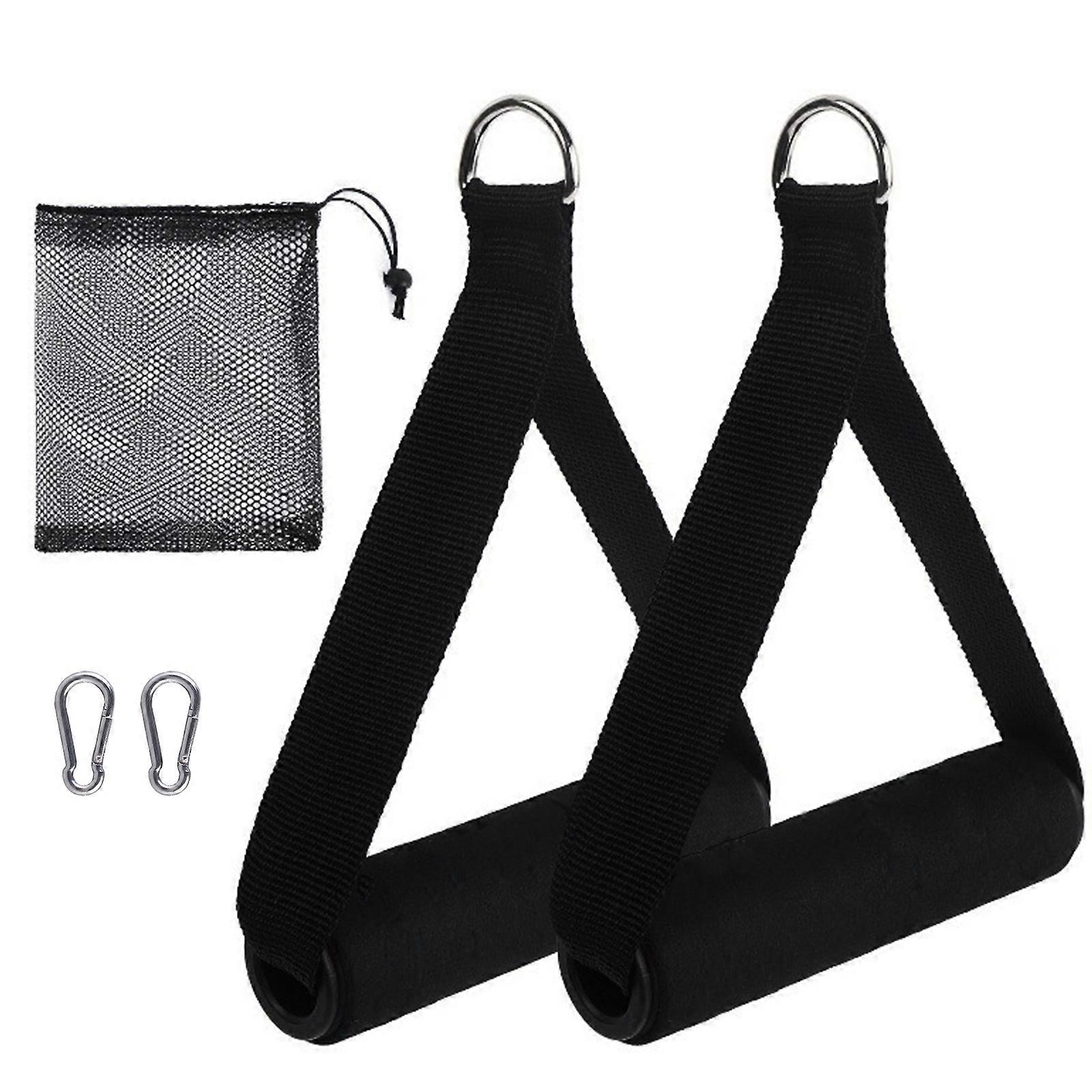 Denial Equipment Required Exercise Hand Holds With Against Slip Texture For Safe Cessation Training And Muscle Toning  Black