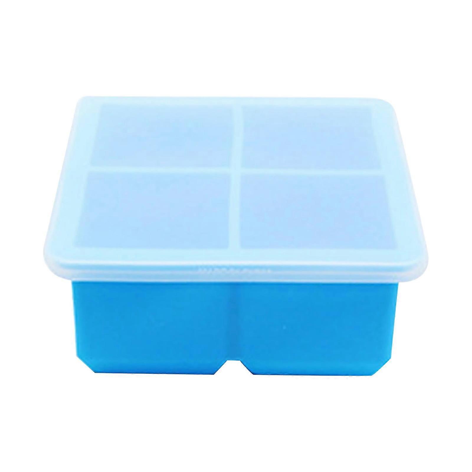 Silicone Ice Cube Tray Clearance, Poaug 15 Ice Tray Ice Cube Mold Blue