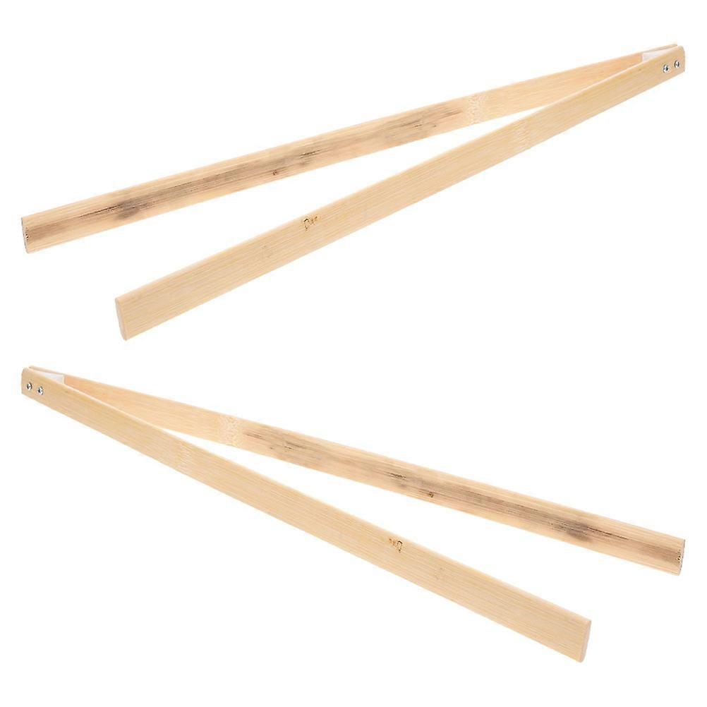 Garbage Picker Grabber Bamboo for Outdoor Trash Collection 2Pcs Set
