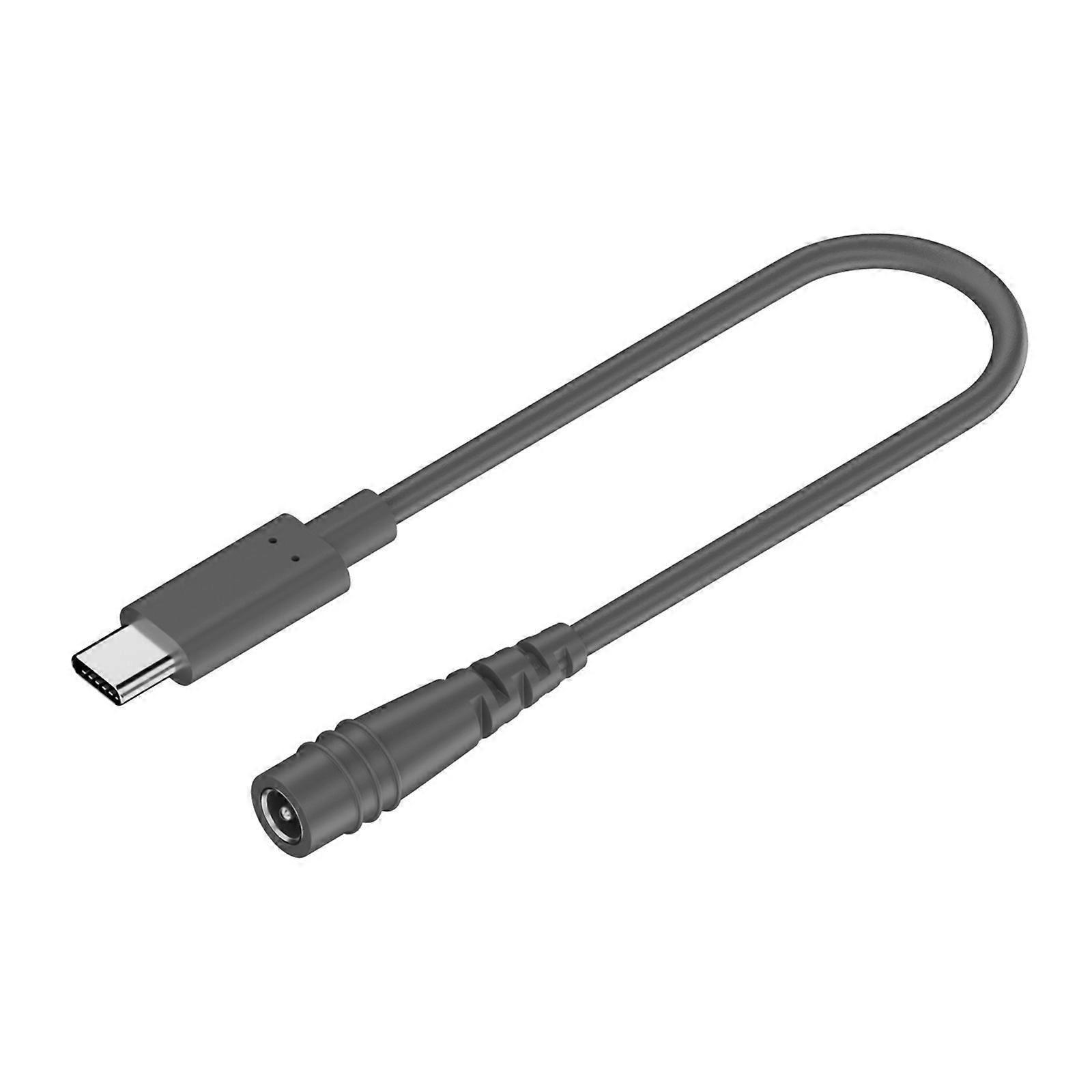 Profesyonel Mini Tip C DC5521 Güç Kablosu Evrensel Cihaz Şarj Kablosu Esnek PVC Kablo Ofis, Ev ve Seyahat Kullanımı İçin Çok Renkli