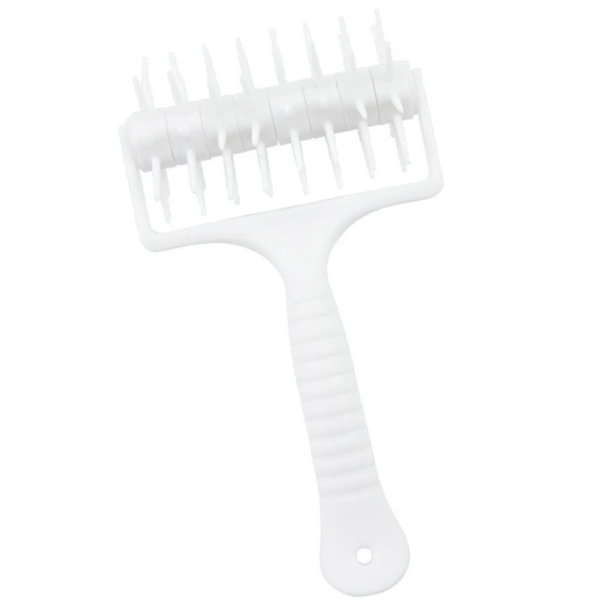 Dough Roller Pastry Cutter with Hole Punch for Pizza Crust and Bread Baking Preparation