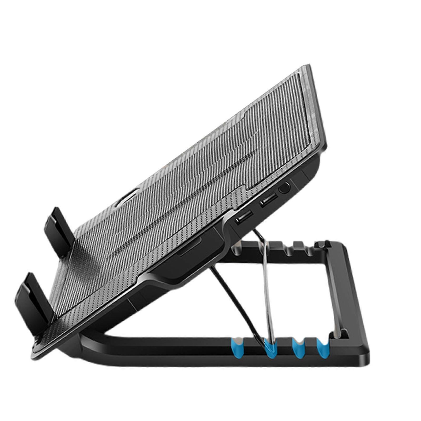 Laptop Cooling Stand Fan Adjustable Laptop Stand for Desk Laptop Cooling Pad with 2 Port USB Hub for 11-18'' Notebook Multicolor