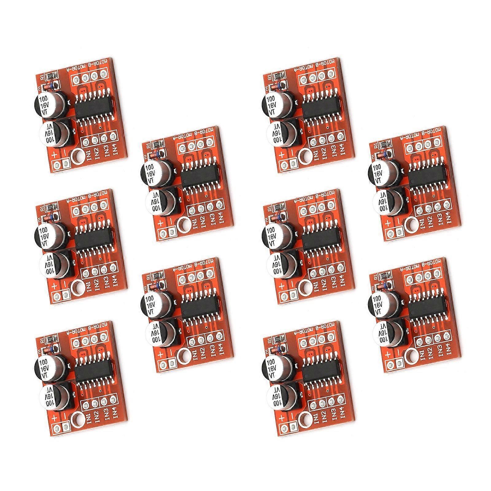 Compactly 2 Channel Power Motor Driver Module with H Bridge Circuit and Direction Control Pin for Electronic Projects Multicolor