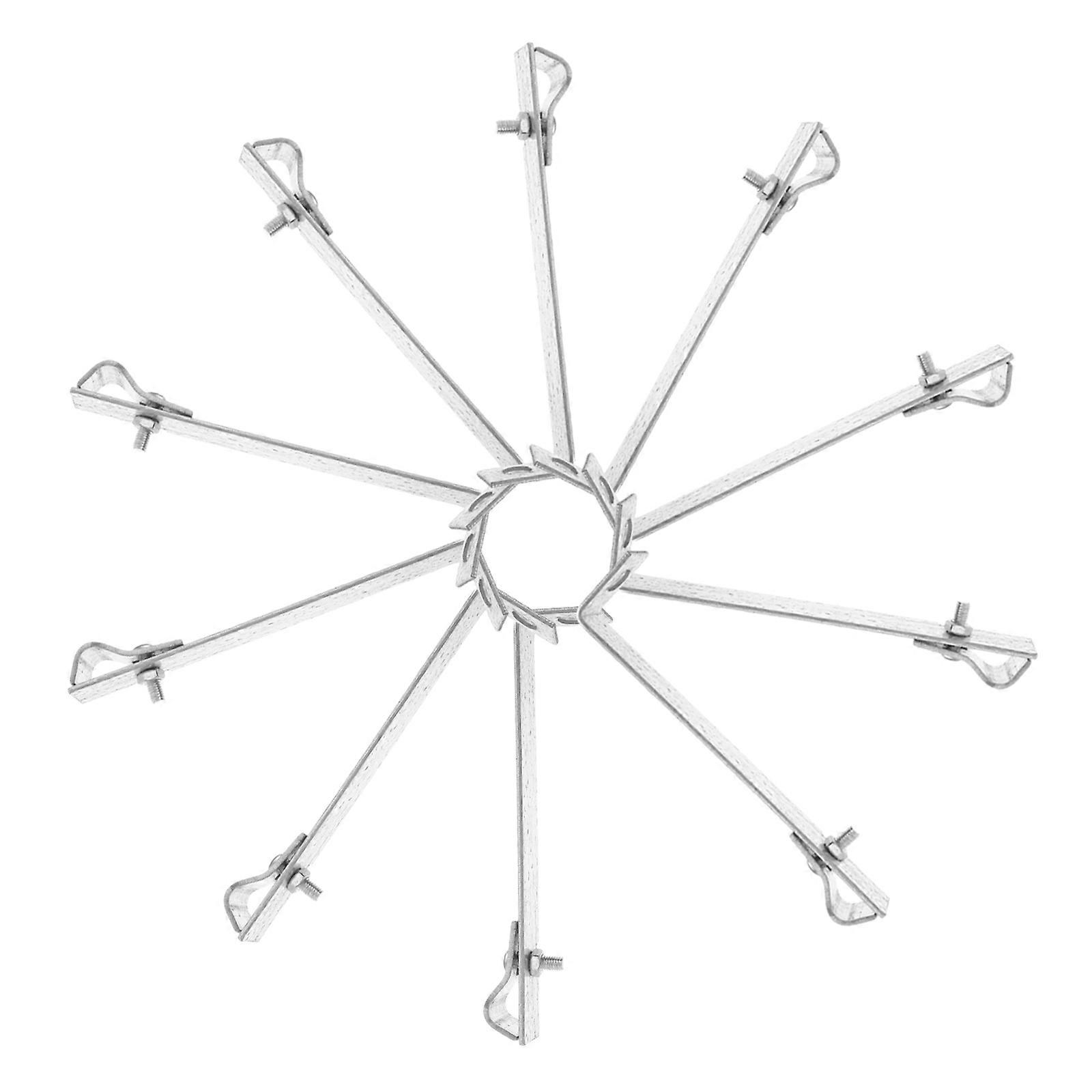 Silver 10Pcs Galvanized Cable Clamps for Protection and Grounding