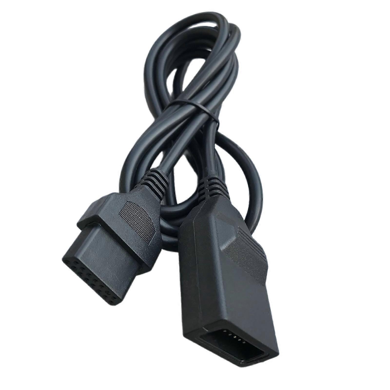 Gamepad Replacement Extended Cord 5.9ft Extension Cable for GEO Game Controllers 15Pin Extender Wire Black Multicolor