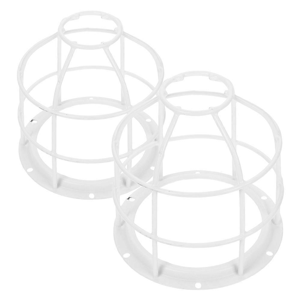 Fire Sprinkler Heads Protective Sensor Net Cover with Metal Cage 2Pcs