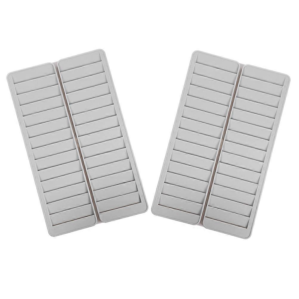 Time Cards Organizer Plastic Rack for Business Use 2Pcs
