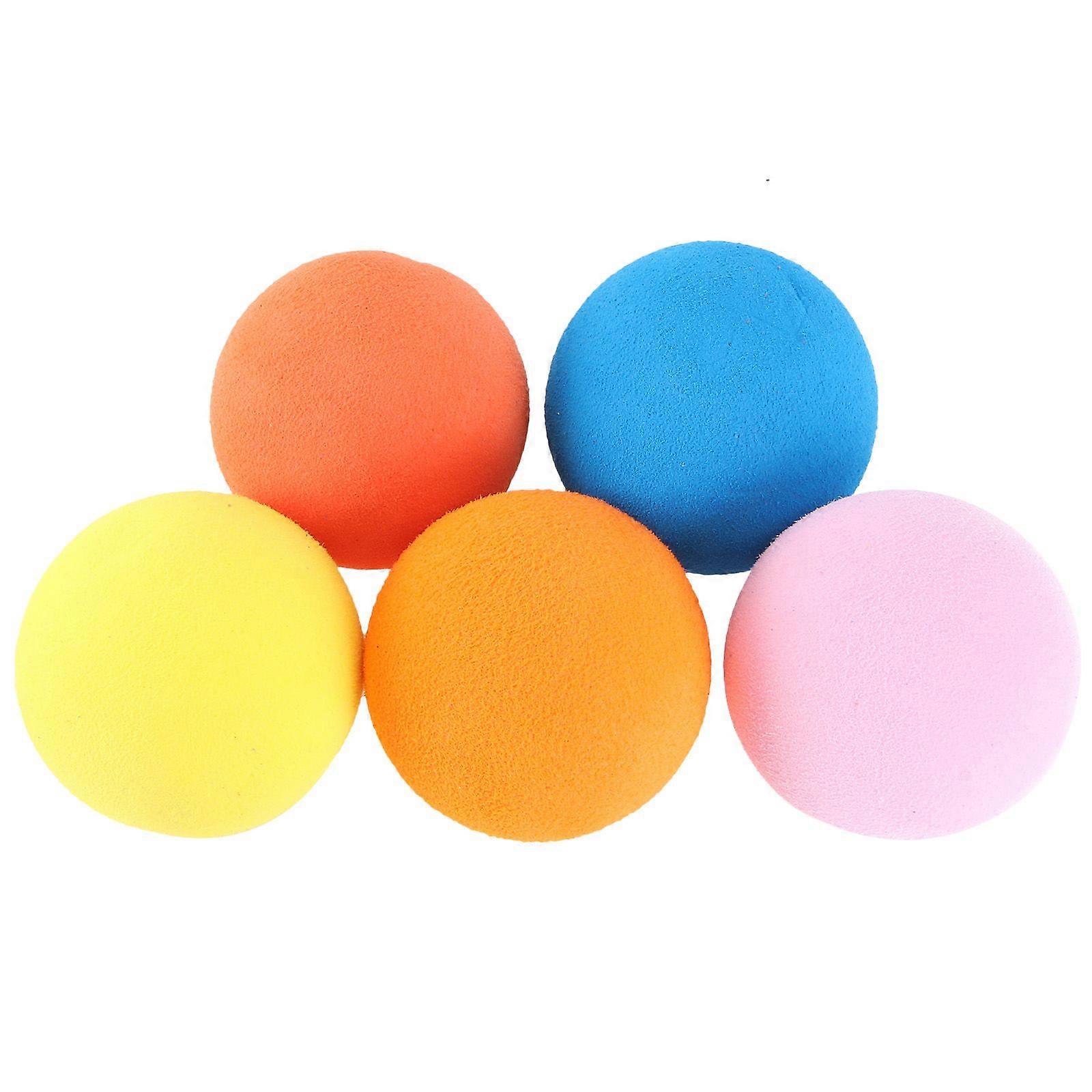 5Pcs Practical Training Balls Elastic Balls Durable Golfs for Indoor