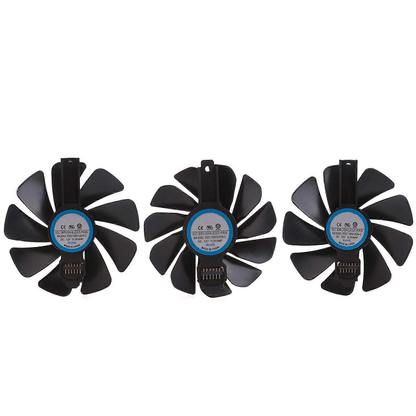 FD10015M12D FDC10H12D9-C DC12V VGA Fan For Sapphire RX5700XT RX5700 RX5600 XT D6 OC Graphics Card Cooling Fan Multicolor