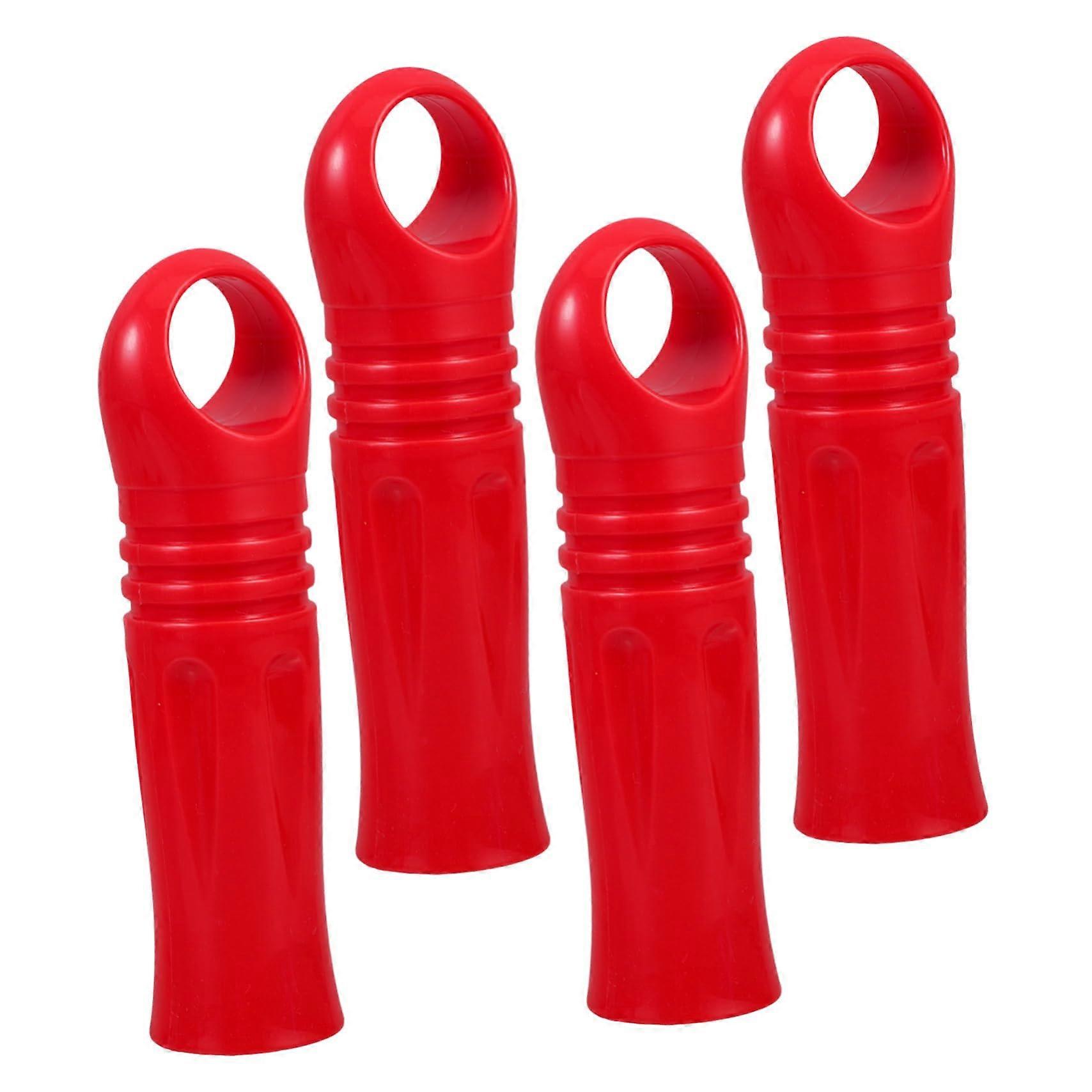 Broom Handle End Caps Set of 4 Mop Stick Replacement Grips for Floor Cleaning Tools