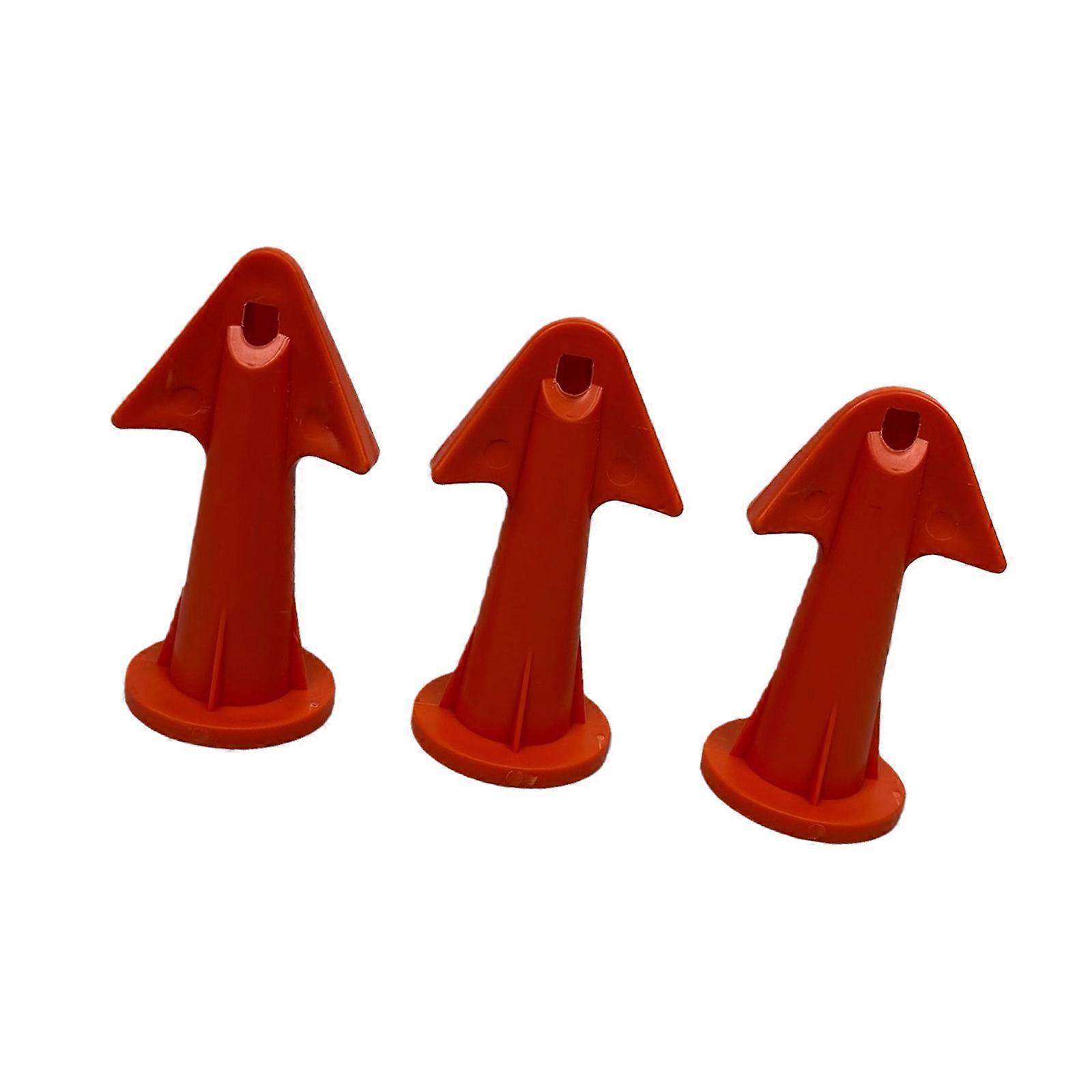 3Pcs Multifunctional Silicone Sealant Nozzle Scraping Floor Caulking Tool Silicone Sealant Nozzles Kit Home Improvement  Orange