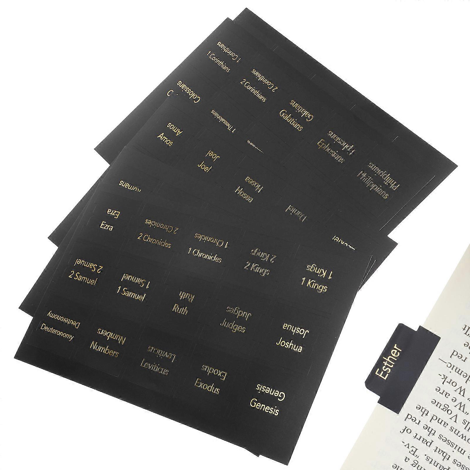 5 Blätter Bibel Index Tabs Bibel Buch Tabs Dekorative Buch Tabs Selbstklebende Bibel Tabs zum Lernen