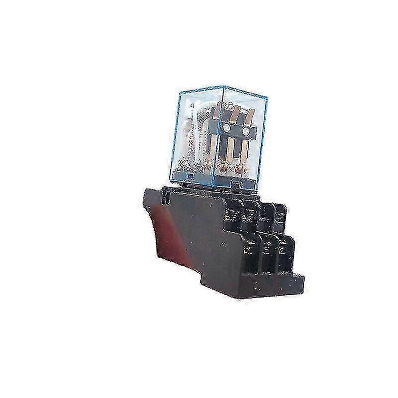 Hh53p My3nj 11pin 3no/3nc 5a Ac110/220v Dc12/24v Micro Small Electromagnetic Lntermediate Relay With Socket