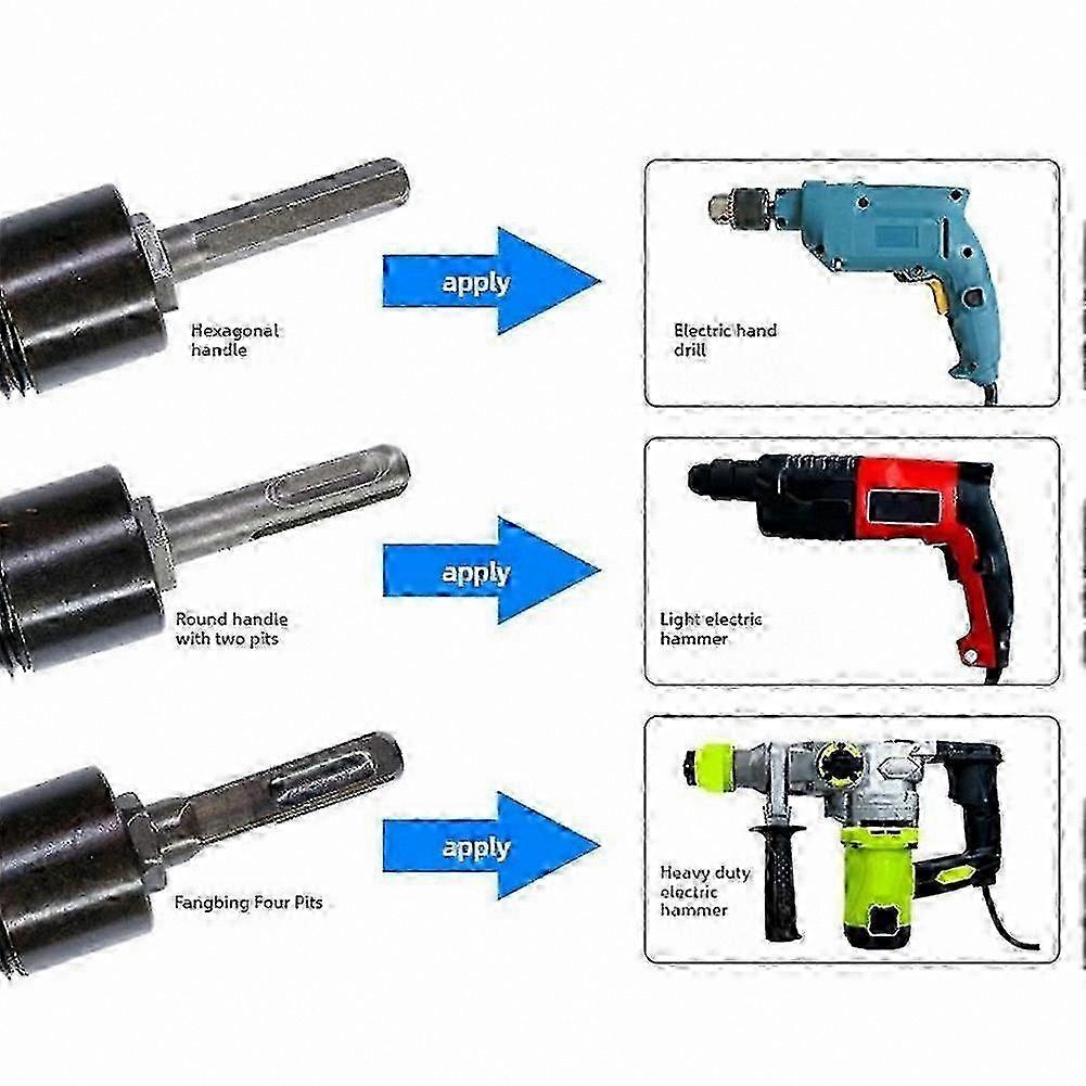 Wood Splitting Cone Drill Bit for Firewood Processing Tool