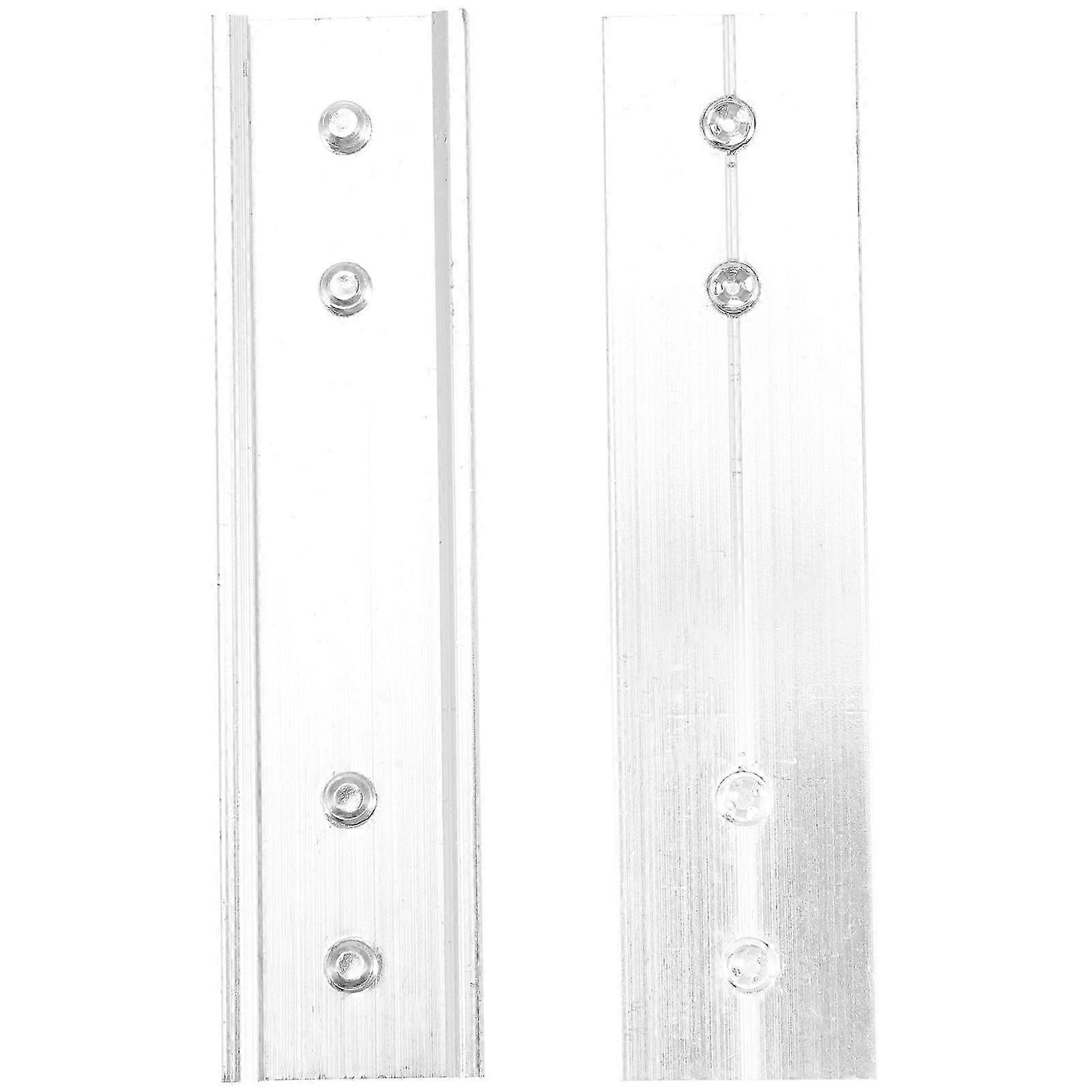 2Pcs Window Curtain Pole Joint Ceiling Track Connector Extension Curtain Track Connectors