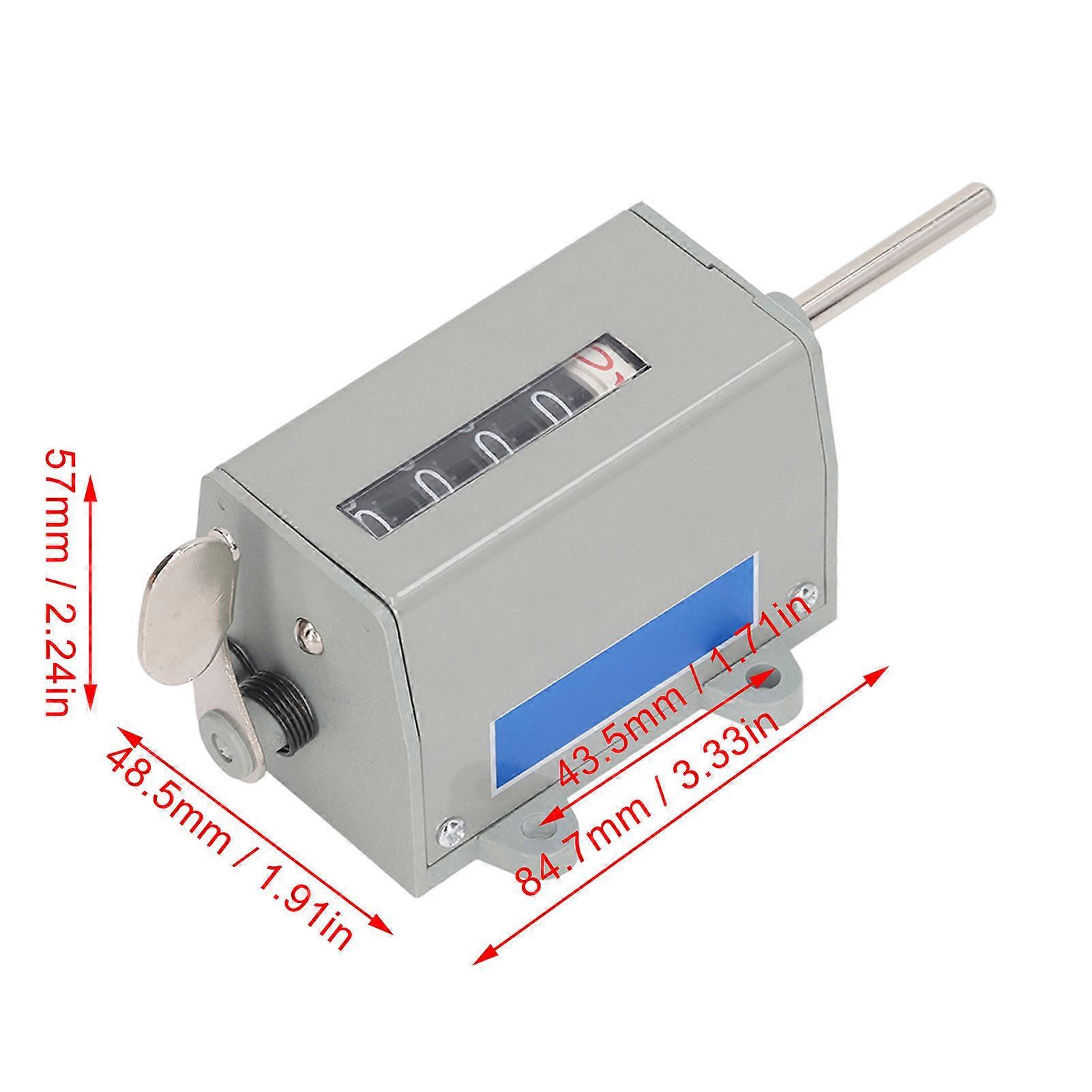 220V 5 Digit Pull Counter 350rpm/min Manual Resettable Mechanical Counter for Machinery Textiles