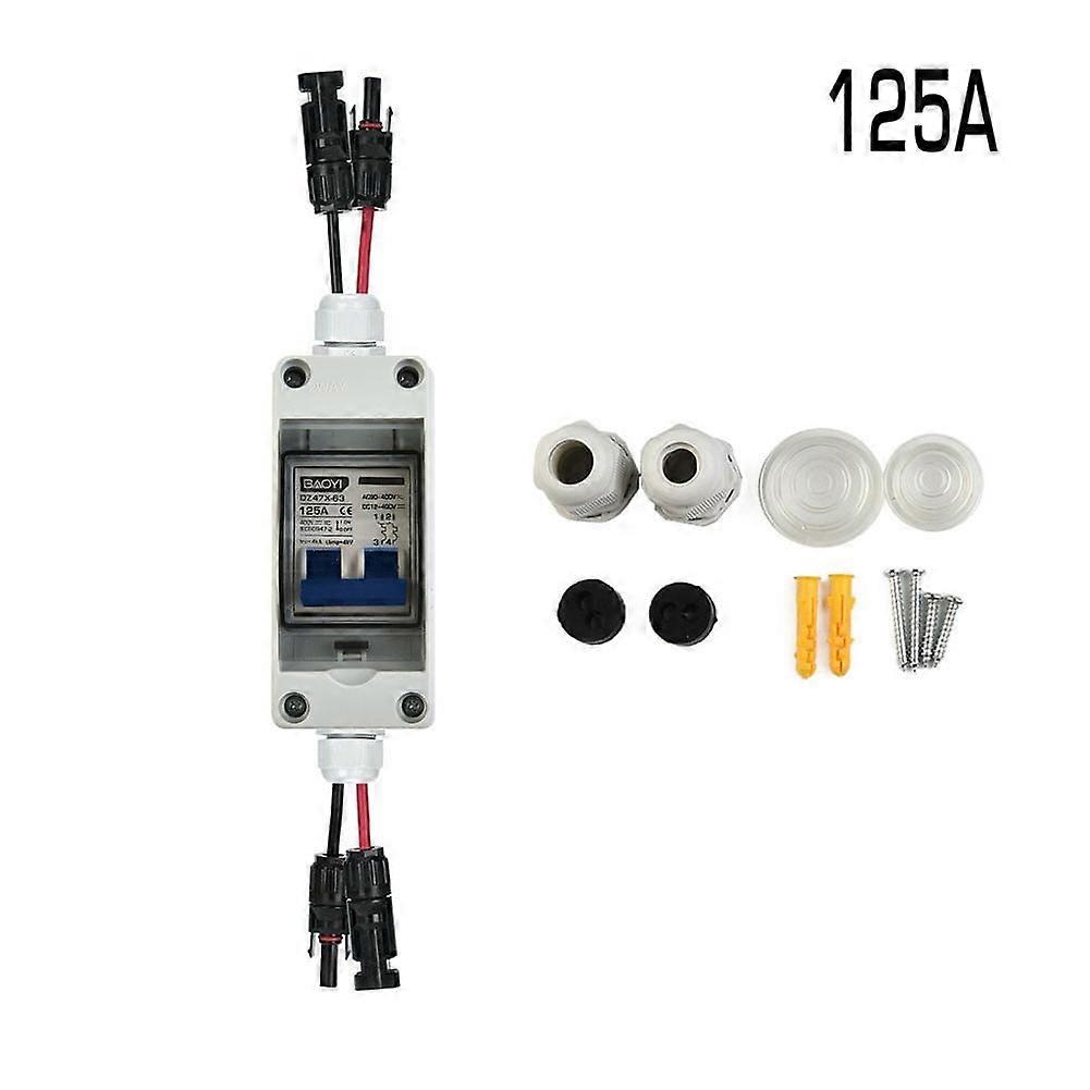 PV Isolator Switch DC/AC 30A IP65 Disconnect Circuit Breaker for Solar Panels