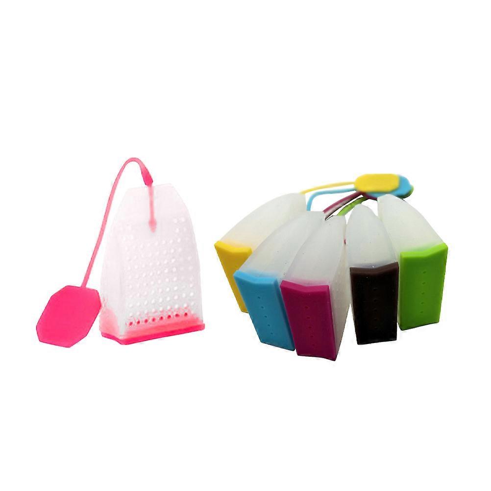 Silicone Tea Strainer Loose Leaf Filter for Teapots 6Pcs Reusable Pack