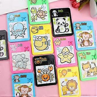 10pcs Children Cartoon Animal Sliding Puzzle Flat Intellectual Toy Kids Birthday Party Favors Treat Guest Goodie Filler Gifts