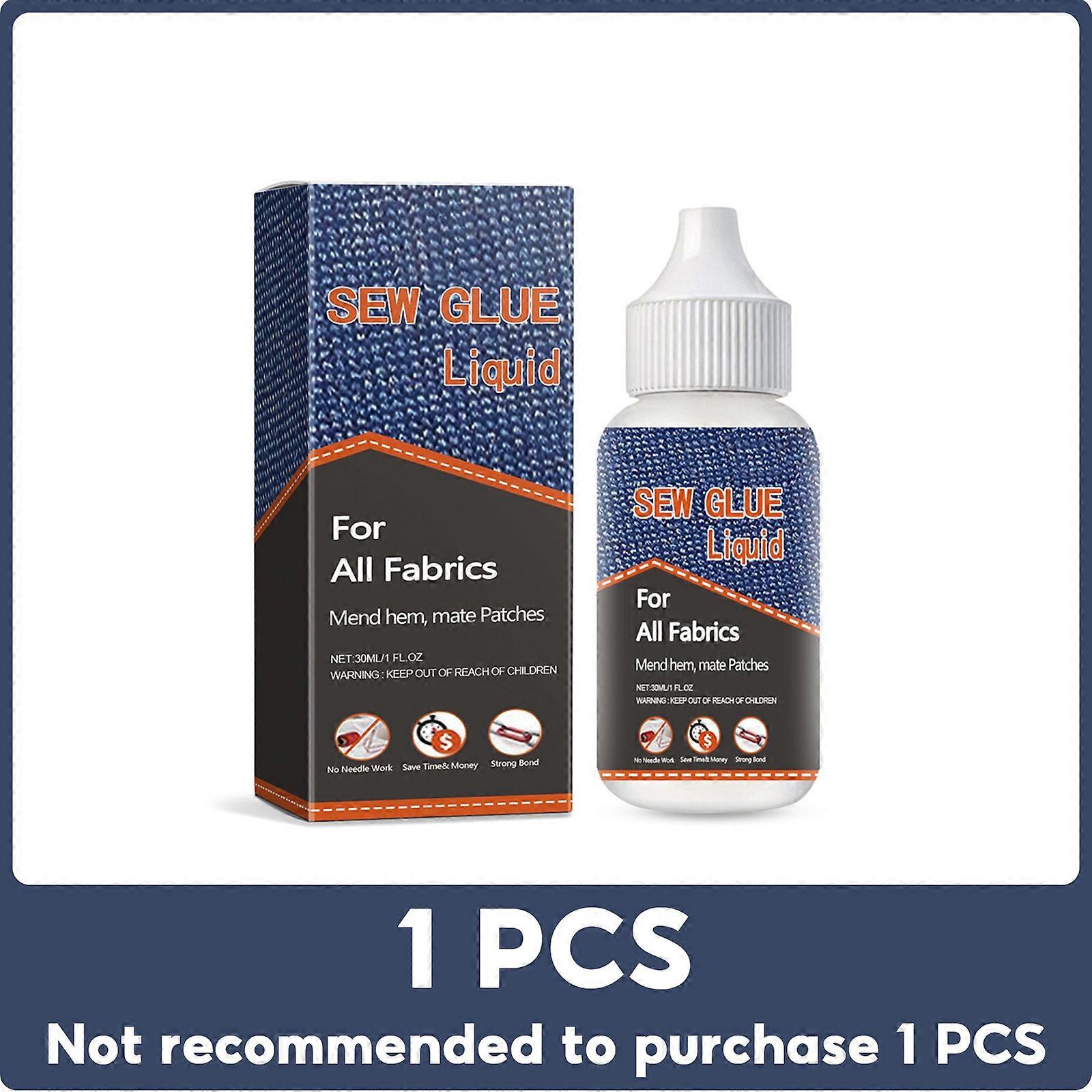 Multi-Fabric Sewing Glue Fabric Leather Fast Drying Sewing Ultra-stick Liquid DIY Fabric Mending Repair Secure Stitch Adhesive