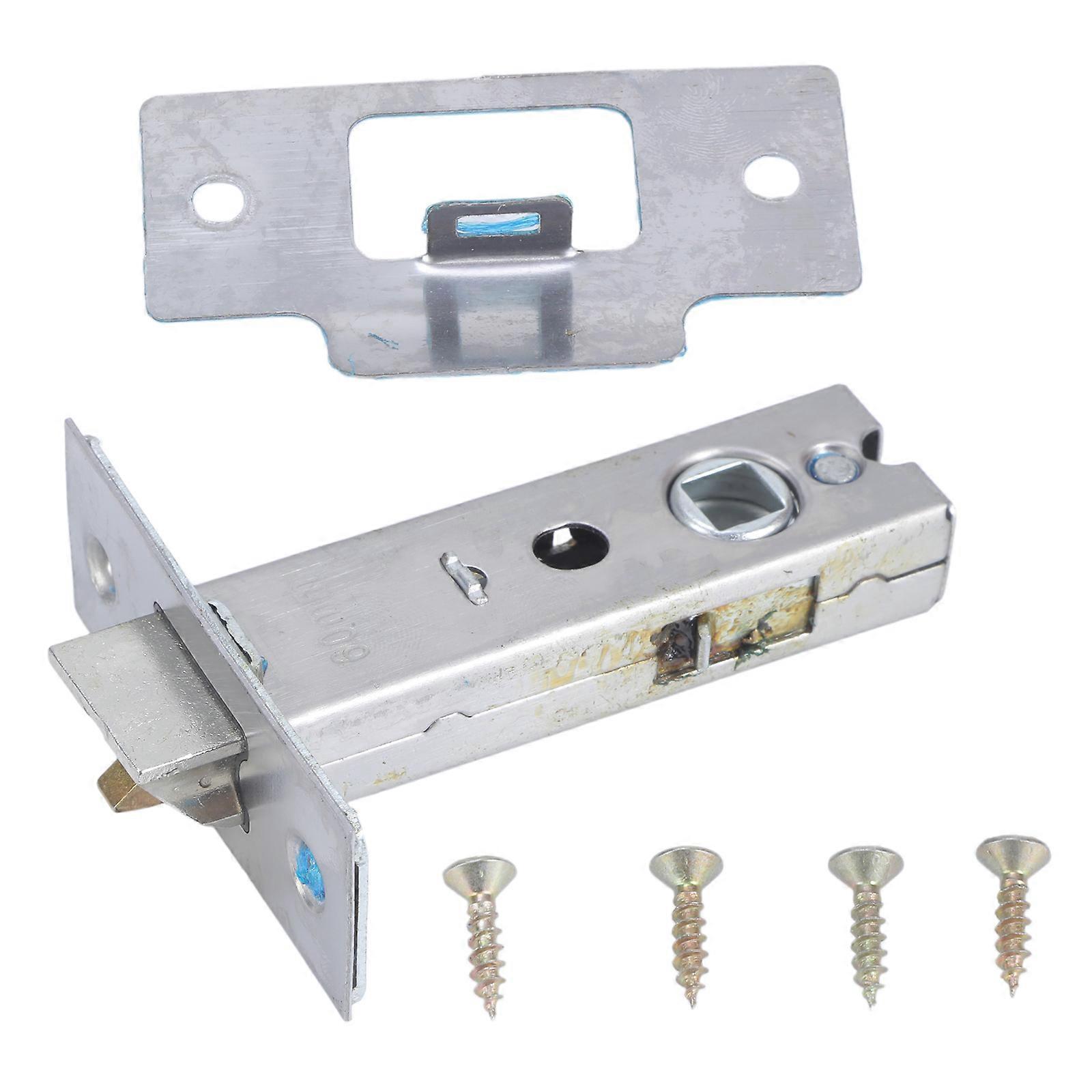 Practical Sturdy Metal Tubulars Mortice Latches Set Portable Accessory for Internal Door with Reversible Designs  60mm