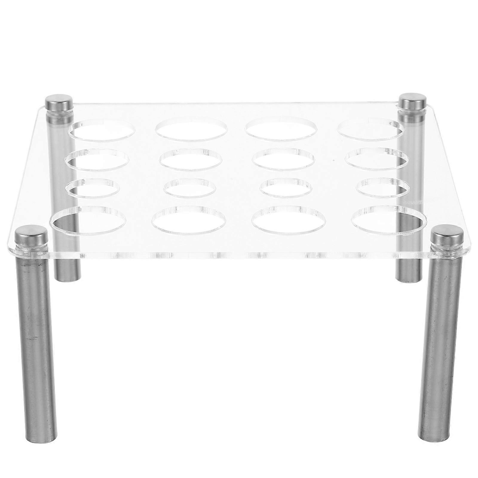 Diy Resin Chess Molds Chess Piece Stand Transparent Holder for Crafting 1Pack